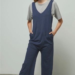 Lunya Restore Romper Jumpsuit S Brand new Limited edition: Deep blue Heather